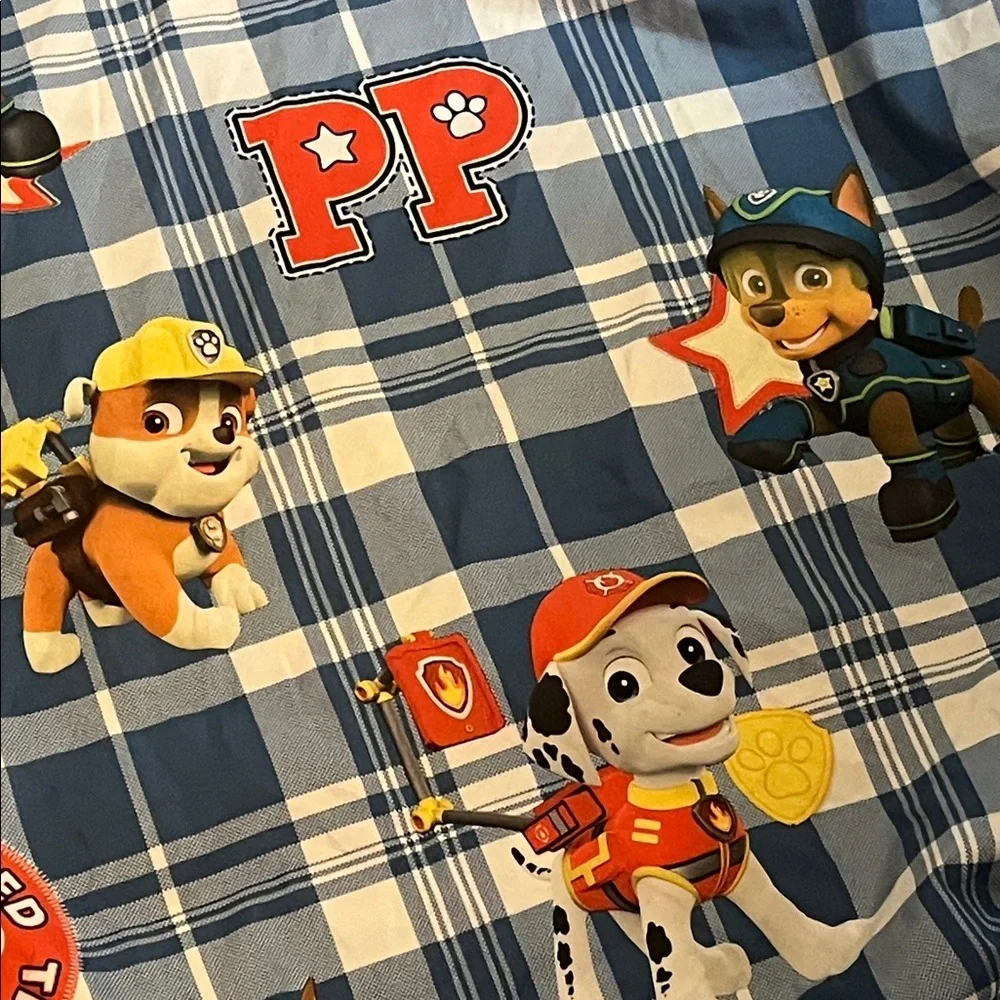 Paw Patrol Blue and Red Bedding Sheets